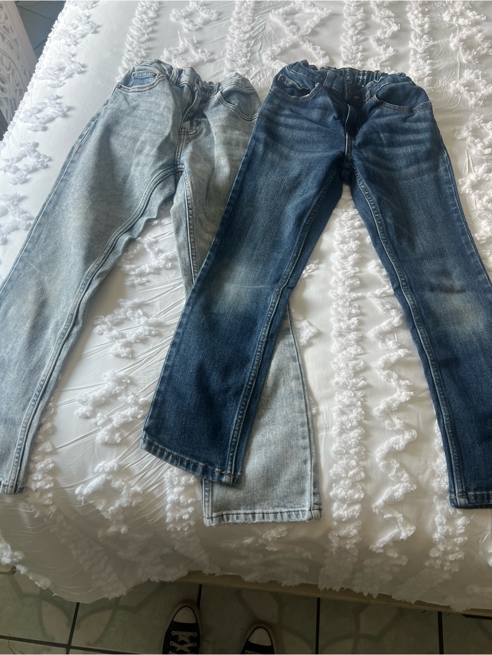 Boys Classic Slim Jeans - Light Wash and Dark Wash